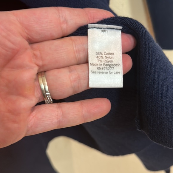 Nine West womans Navy Blue sweater blazer size M - Picture 5 of 6